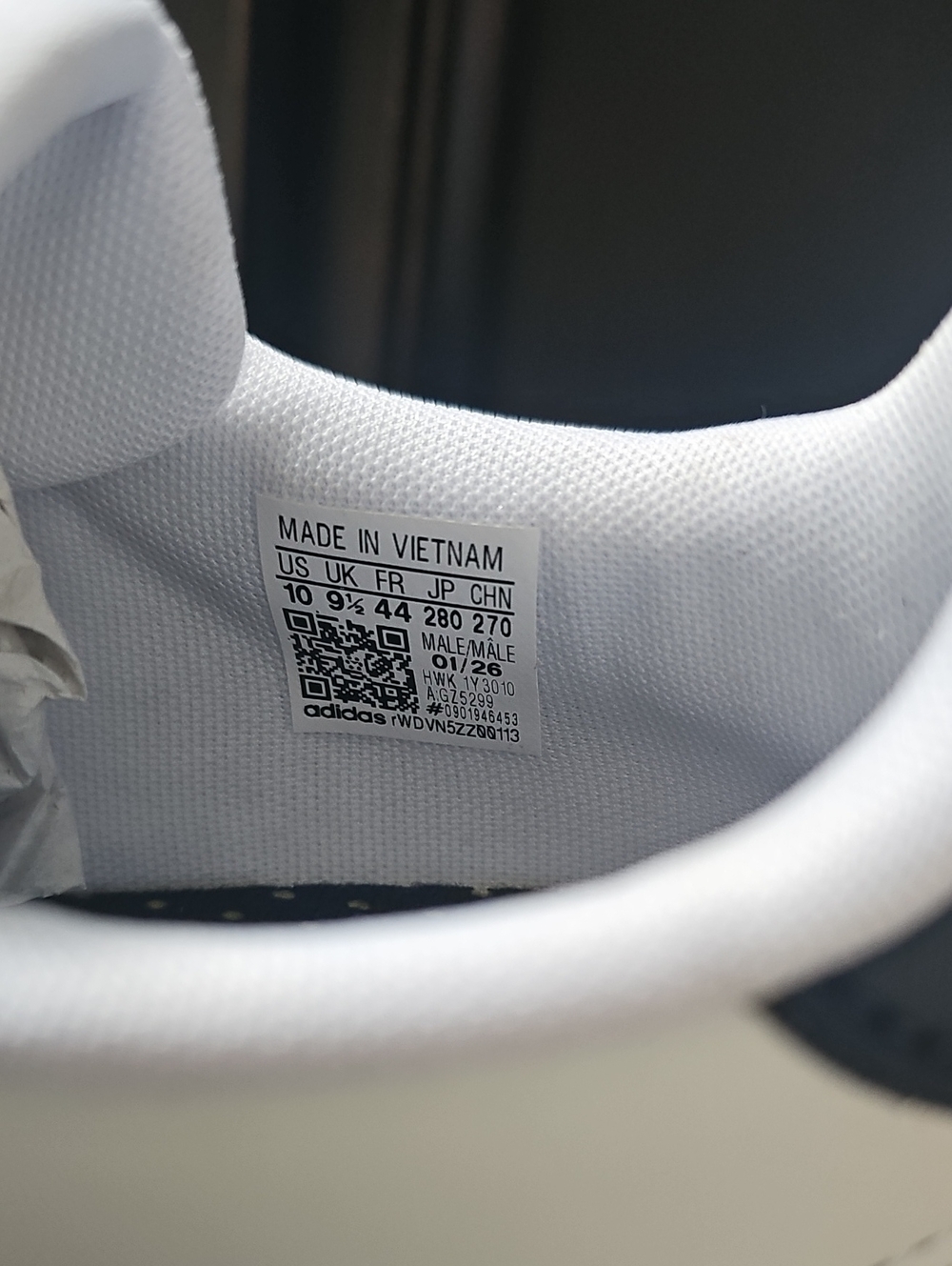 NWT Adidas Advantage Shoes White Sneakers Cloudfoam Comfort 10 Tennis Shoes - Picture 3 of 10